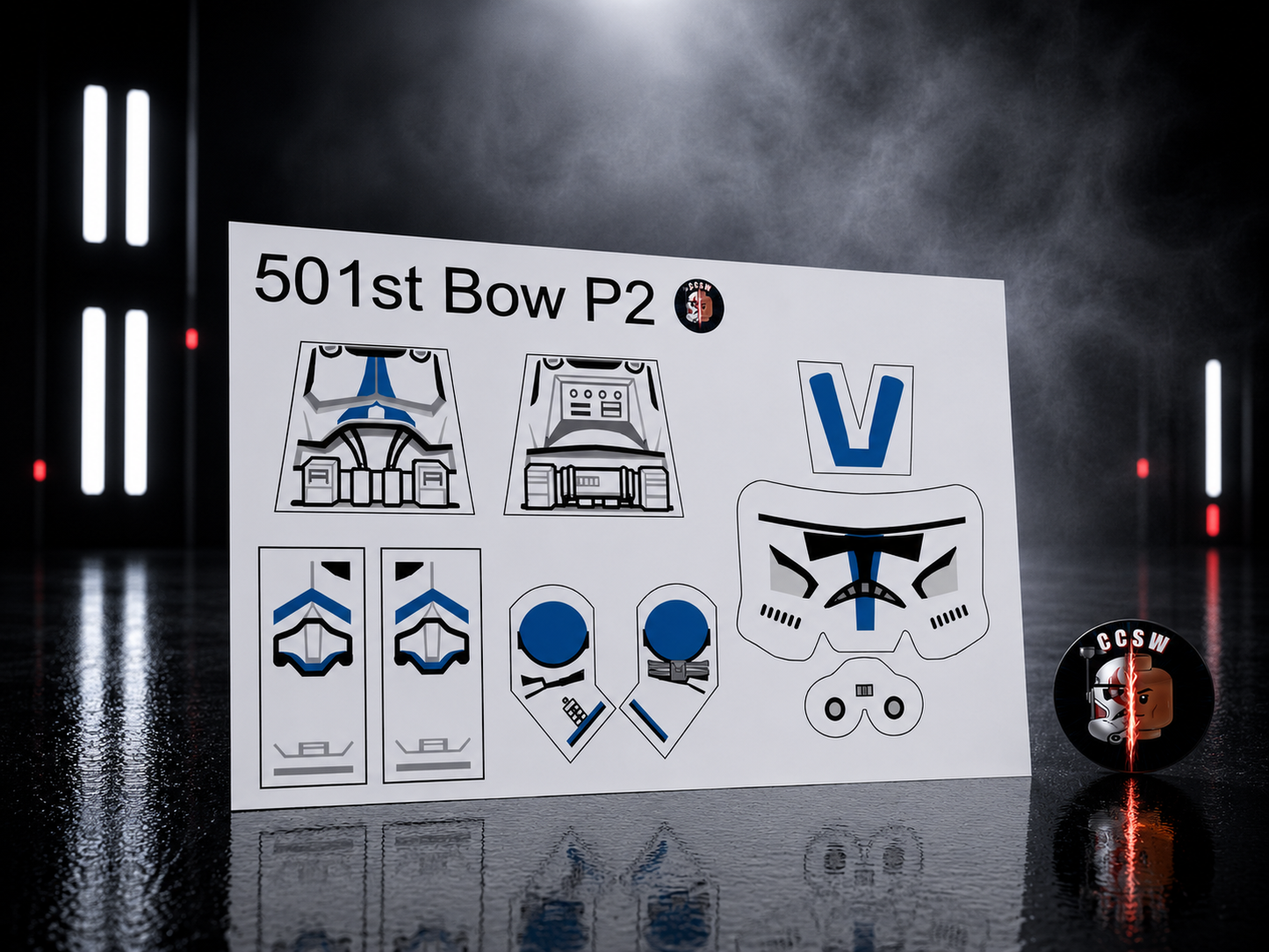 501st Commander Bow P2 decals