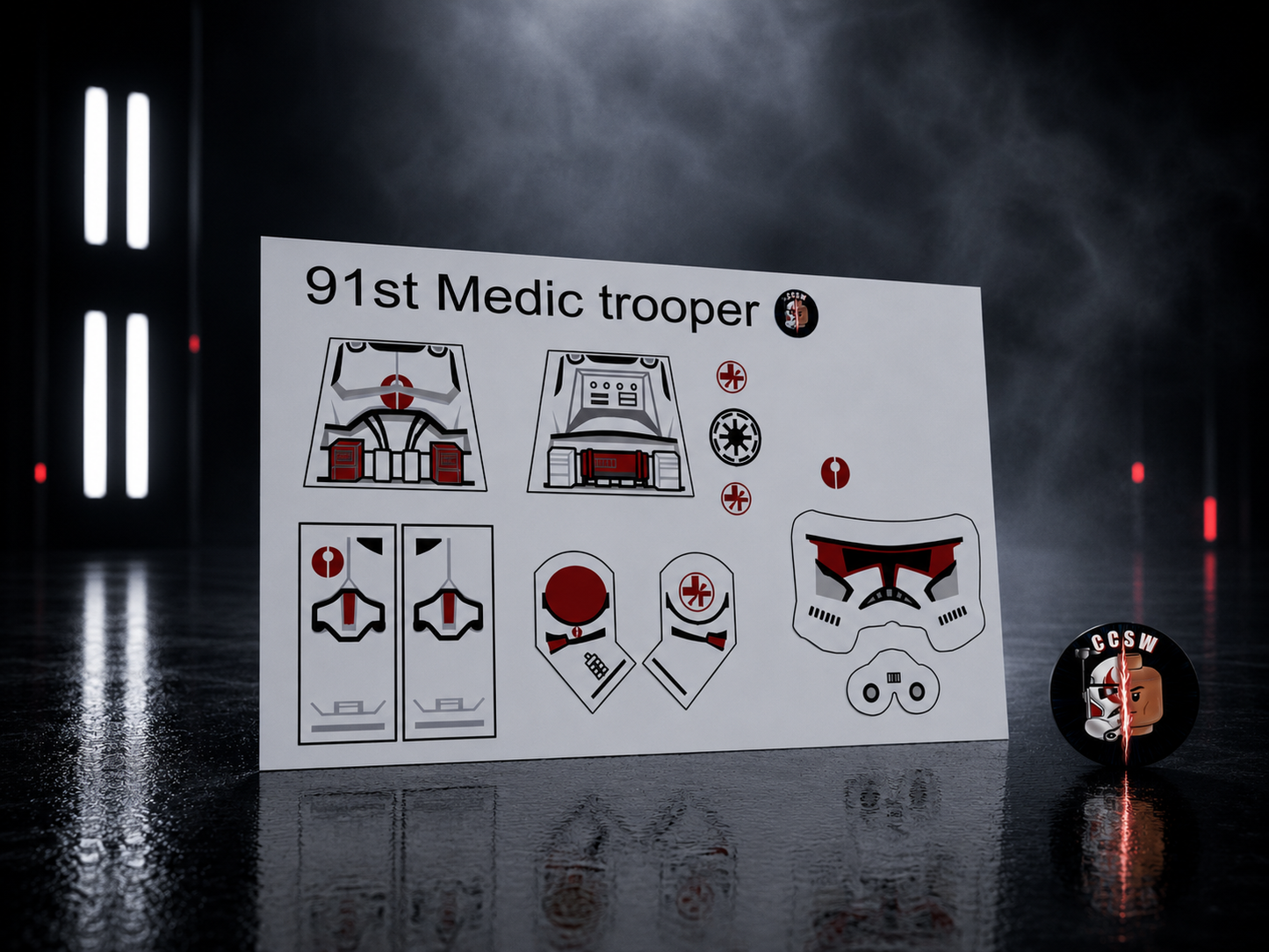 91st Medic P2 decals