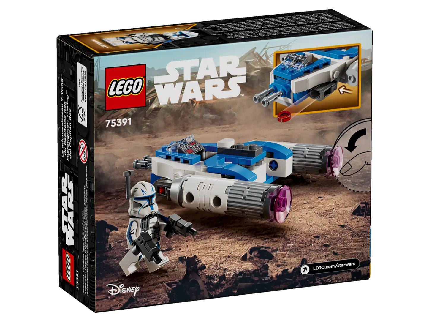 Le Microfighter Y-Wing™ du Capitaine Rex 75391