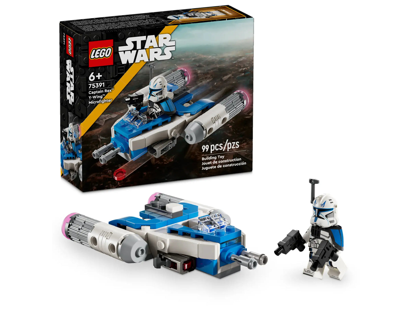 Le Microfighter Y-Wing™ du Capitaine Rex 75391