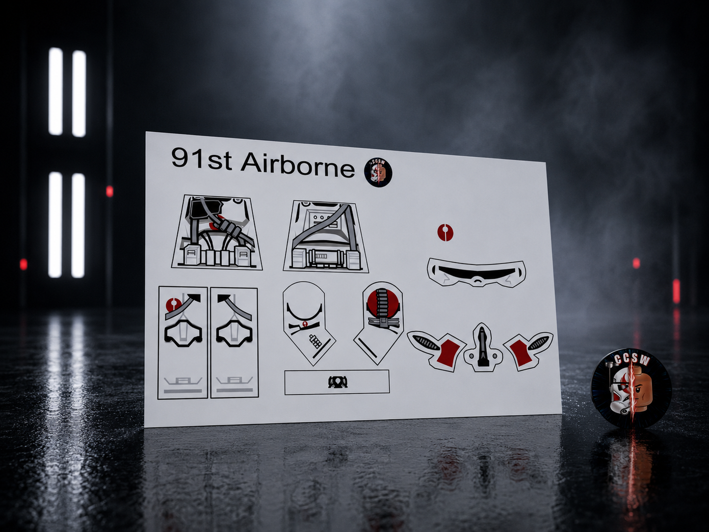 91st Airborne decals