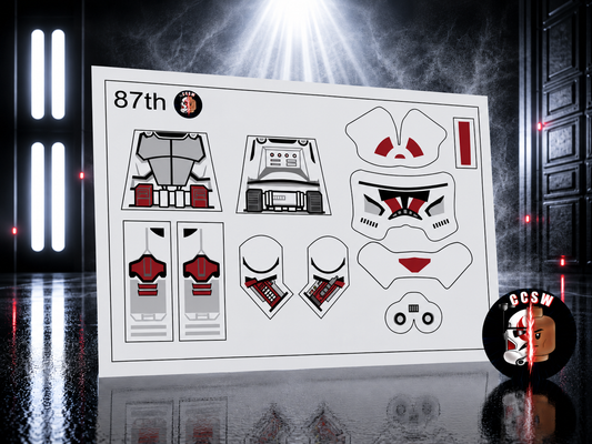 87th Arc trooper decals