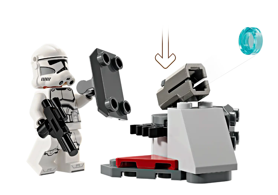 Pack de combat des Clone Troopers™ et Droïdes de combat 75372