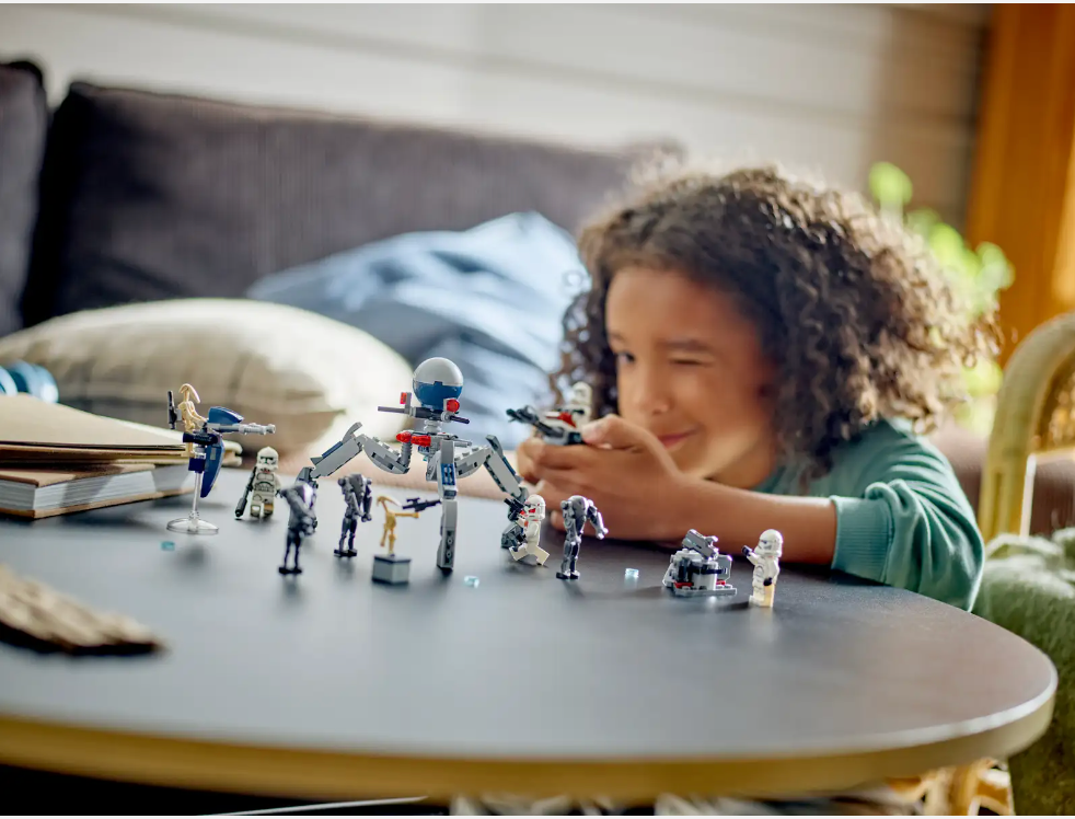 Pack de combat des Clone Troopers™ et Droïdes de combat 75372