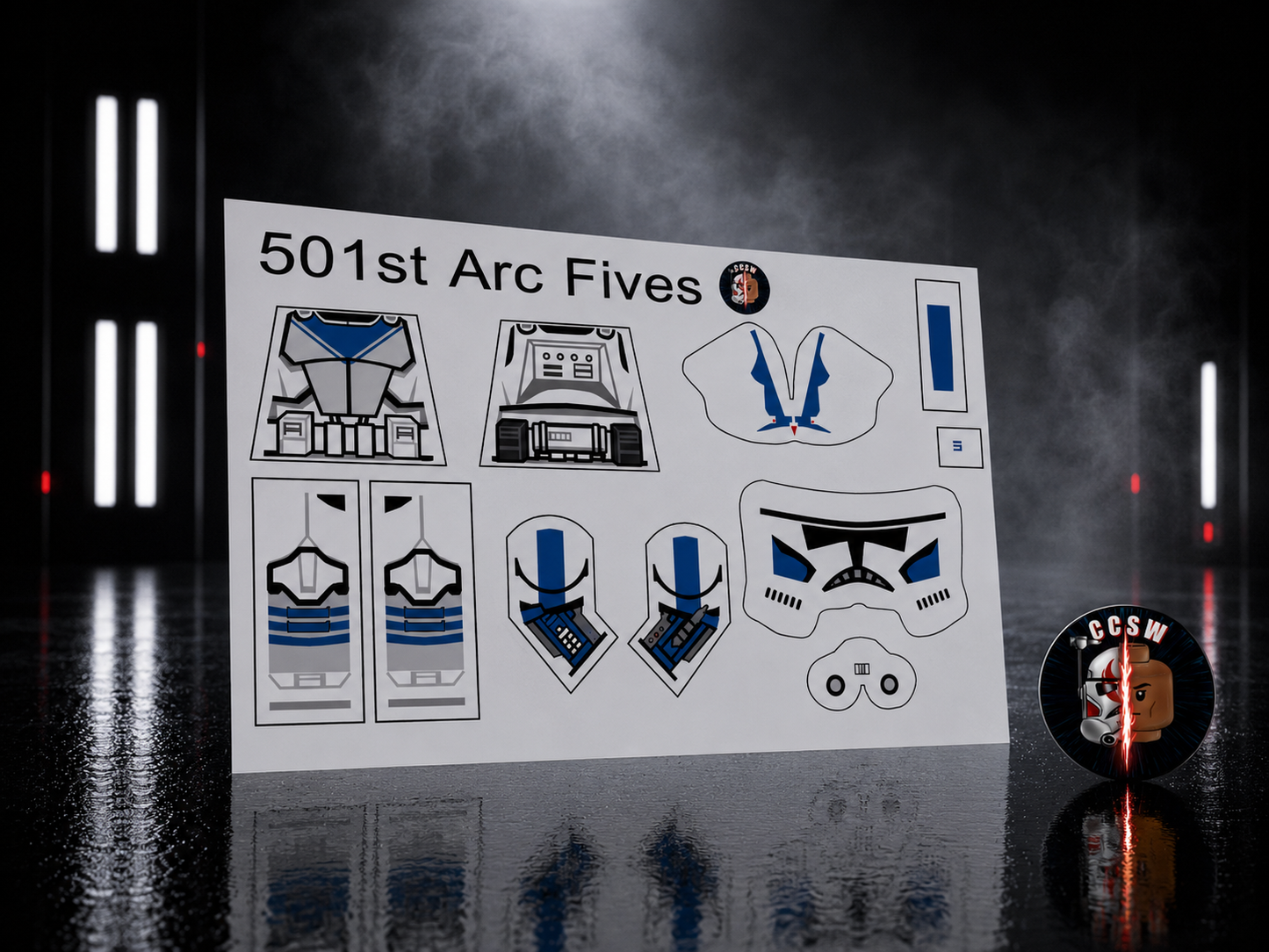 501st Arc Fives decals