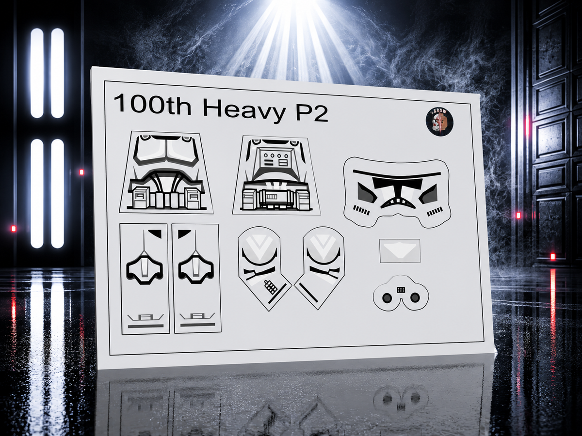 100th Heavy P2 decals
