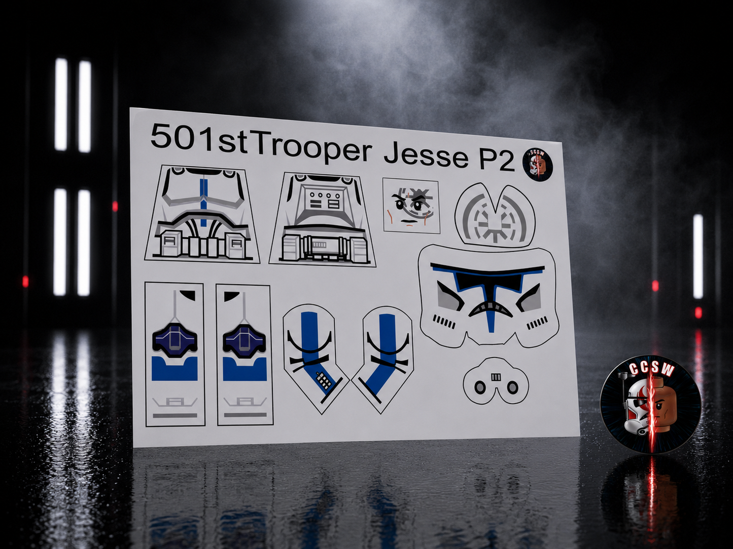 501st Jesse trooper P2 decals