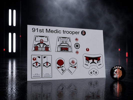91st Medic P2 decals