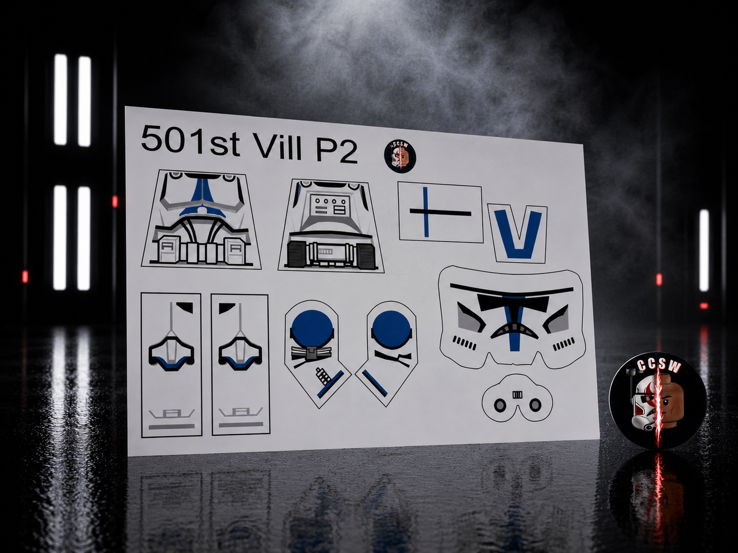 501st Commander Vill P2 decals