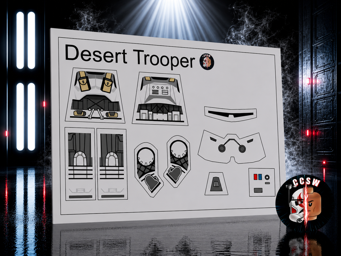 Grunt desert trooper decals