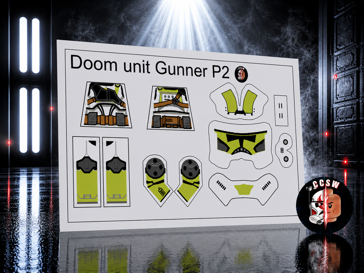 Doom unit Gunner P2 decals