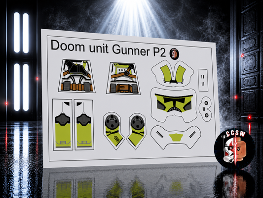 Doom unit Gunner P2 decals
