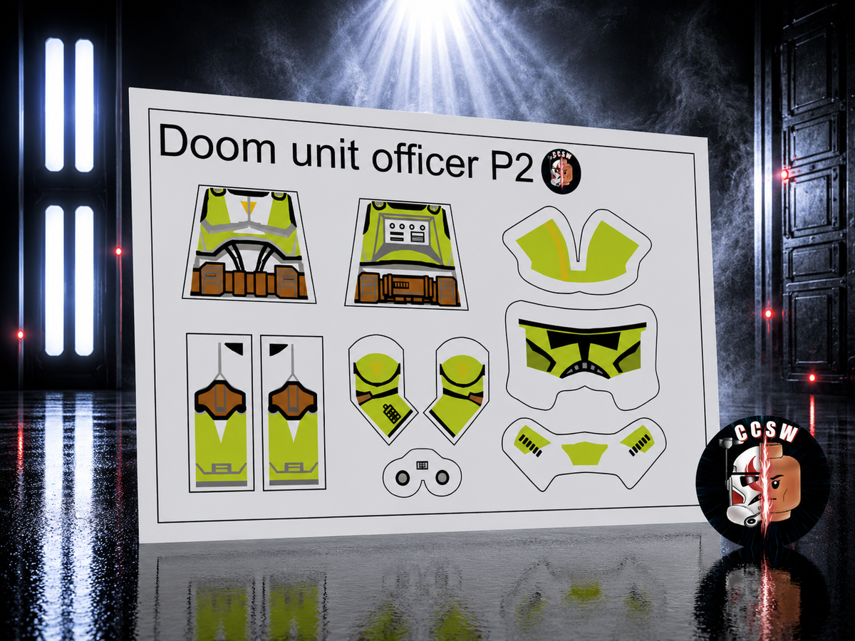 Doom unit Officer P2 decals