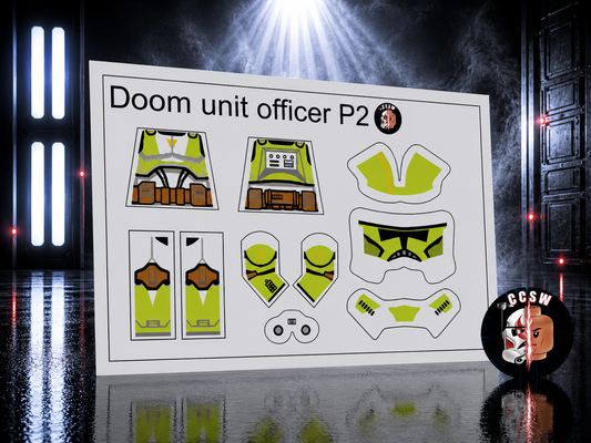 Doom unit Officer P2 decals