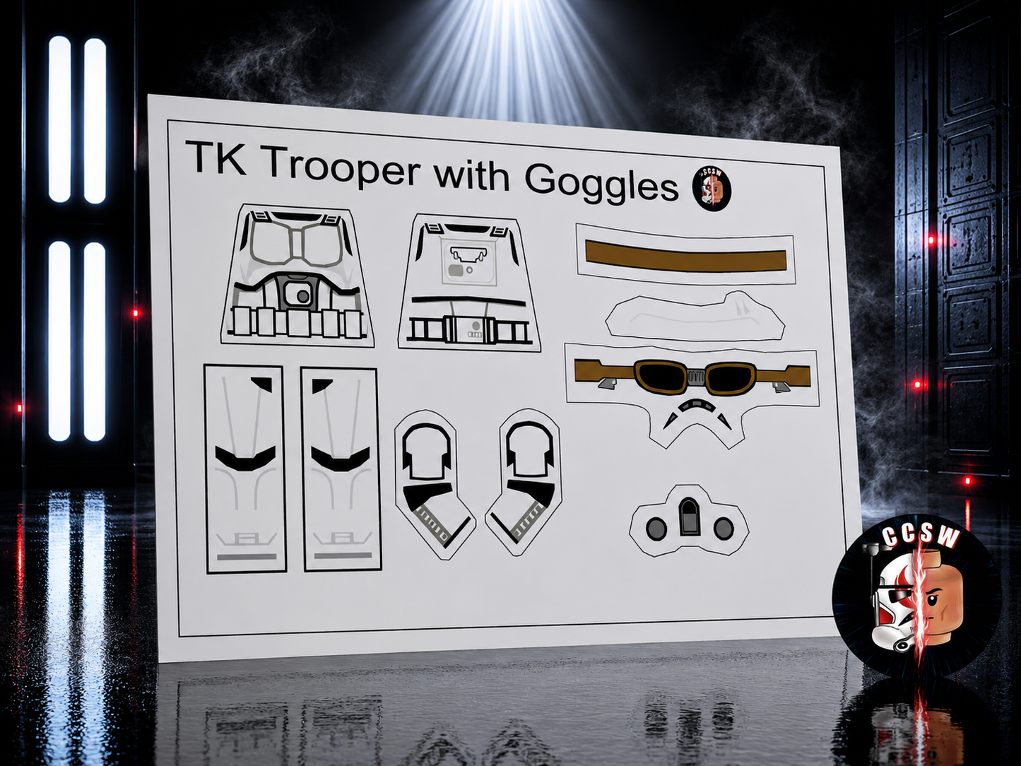 Tk trooper with goggles decals
